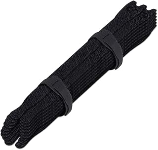 Reusable Cable Fastening Ties, Keeps Wires Neat and Organized, Perfect for Cell Phone Charging Cables & TV cords, Black Hook & Eye Closure Straps, Durable, Versatile and Flexible, 50 Pieces