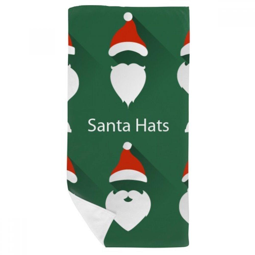 Serviette de bain Père Noël douce pour peau sensible 35x70