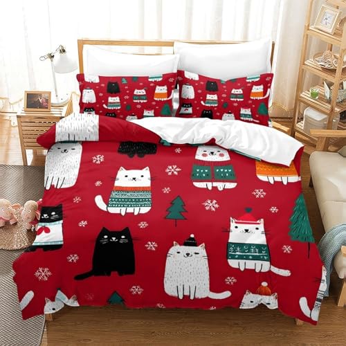 Housse de couette Chow-Chow 3D en microfibre premium douce Super King - 3