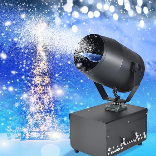 2000W Shaking Head Snow Machine for Outdoors or Indoor