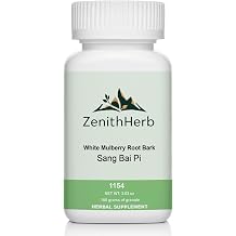 White Mulberry Root Bark, Sang Bai Pi, Herbal Supplement, Granules, 100 Grams/Bottle