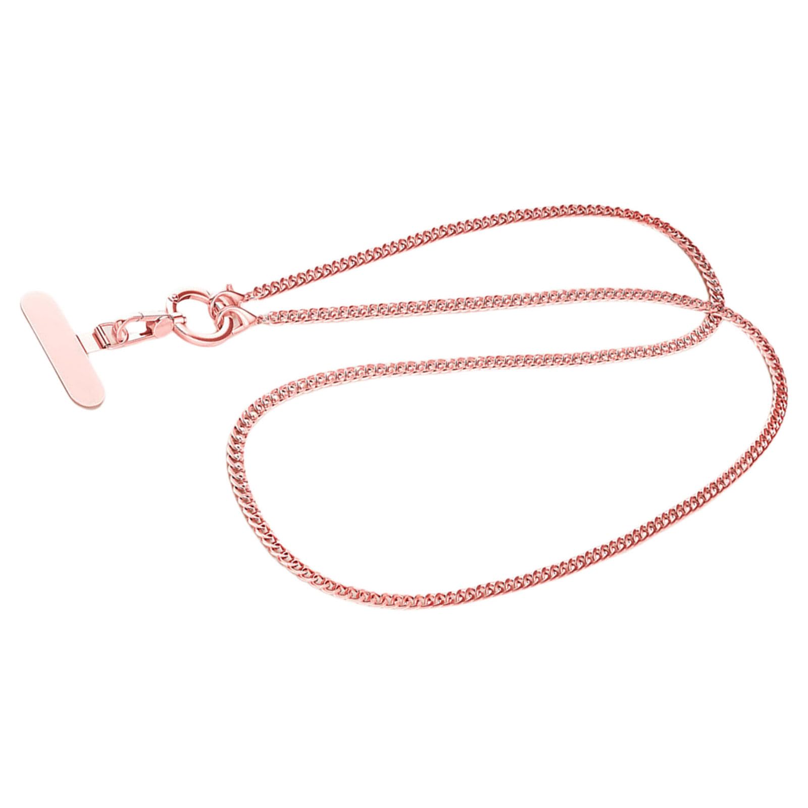 Universally Phone Lanyard Metal Cellphone Chain Women Girl Crossbody Neck Strap with Tethers Tab for Everyday Needs Phone Neck Strap Lanyard