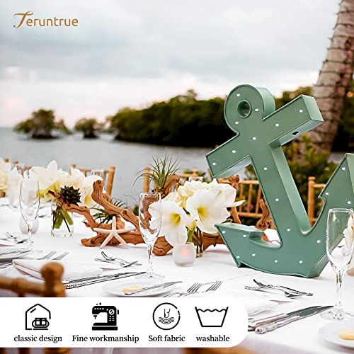 Teruntrue 12 Packs White Tablecloth For 6 Foot Rectangle Tables,60 X 102 Inch Rectangle Tableclothes,Washable Long Table Cover Polyester Fabric For Party,Wedding, Banquet,Buffet Restaurant #TOP6