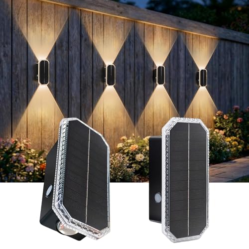Appliques solaires extérieur BRIMAX lot de 2 lampes de jardin IP65
