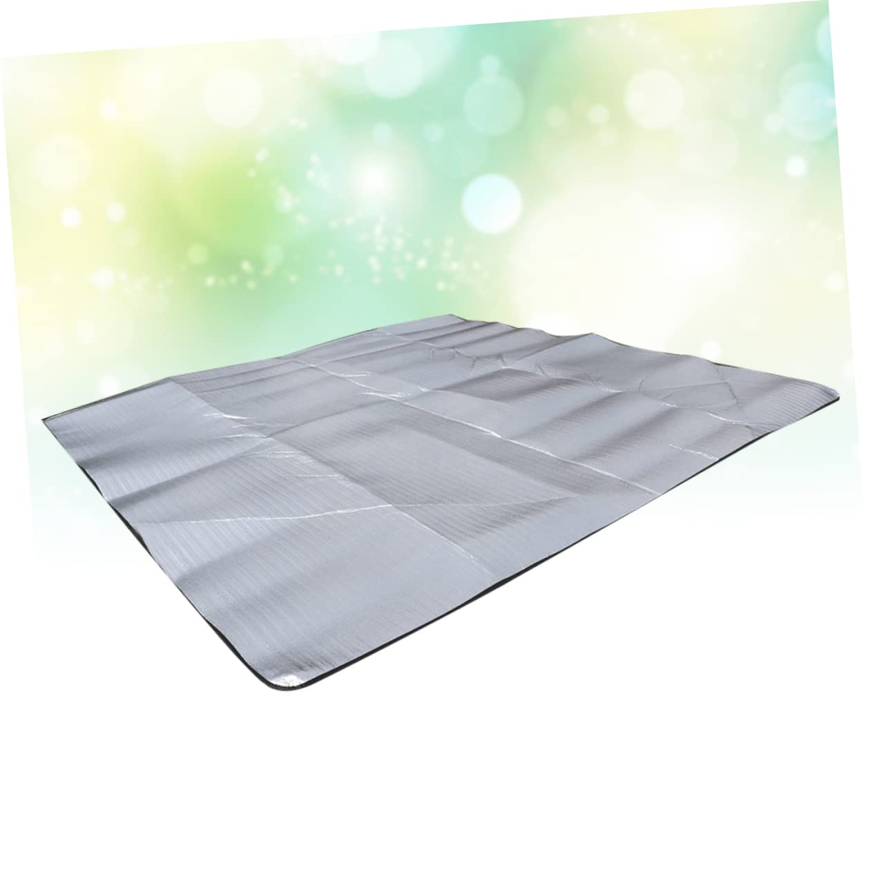 YARNOW Esterilla para Exteriores Aluminio Ligera y Plegable con Bolsa, Manta de Picnic Portátil y Cálida para Campamentos y Excursiones al Aire Libre