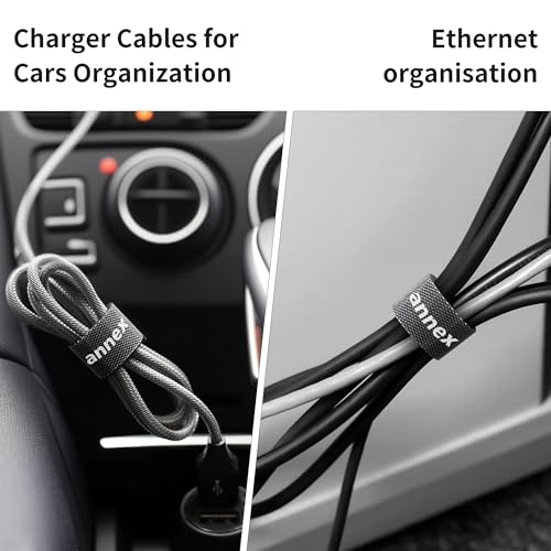 108pcs Cable Ties Reusable: Tidy Up Cluttered Cables, No More Mess, Long-Lasting, Firmly Sticking, Easy to Use, Multi-Purpose - Image 4