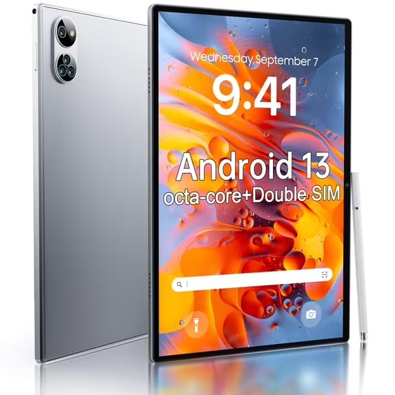 Image of VEAT00L Tablet,10.1 inch Android Tablet with Octa-core Processor 6GB RAM 64GB ROM HD IPS Touchscreen 8H Battery, Wi-Fi 6, BT 5.0, Dual Camera.