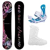 Camp Seven Featherlite Women's Complete Snowboard Package (150 cm, Boot Size 8)