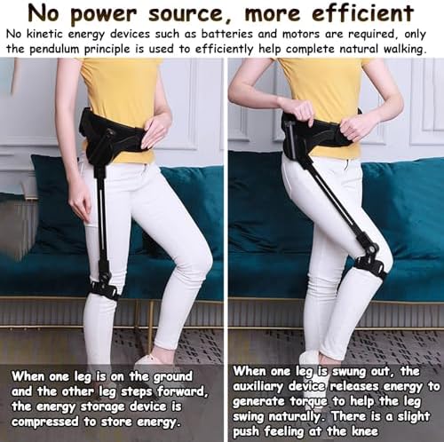 Exoskeleton Power Walking Aids - Mobility Walking Aids for Disabled & Elderly, Enhanced Support for Leg Walking Training, Ideal Walking Aid for Rehabilitation & Independence