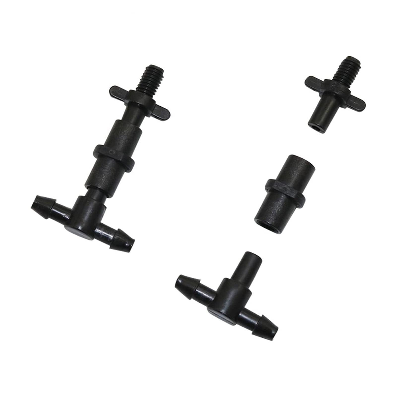Adaptador de Conector de Manguera Ae para Manguera de Uso General, Rosca de 6 Mm a Manguera de 4/7 Mm, Conector en Forma de T, Conector Deua para Riego de Jardín, Adaptador de Manguera para Herramient