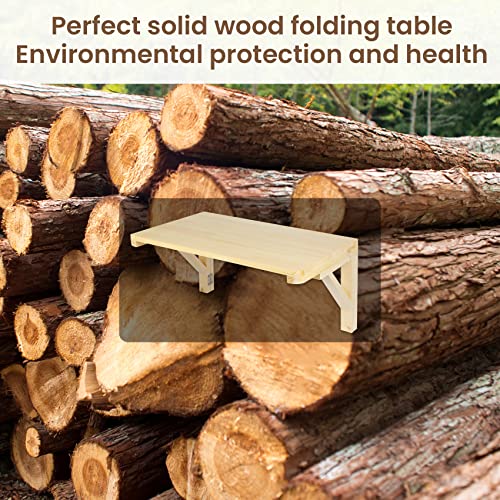 Srora Folding Table Wall Mounted Space Saving，Foldable Wall Mounted Table，Multifunctional Foldable Wall Table，Save Space For Laundry, Study, Dining Room，Wall Table Fold Down (23.6“×15.7“（60Cm×40Cm)） #TOP5