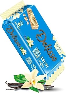 بسكويت ويفر بالفانيليا من ديلسو، 60 جم