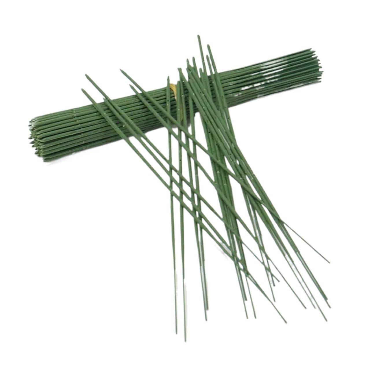 HUWOYG 150 Pcs Bendable Artificial Flower Stems For DIY Crafts, Wreath Making, And Creating Custom Home Decor Arrangements That Last For DIY(40cm)