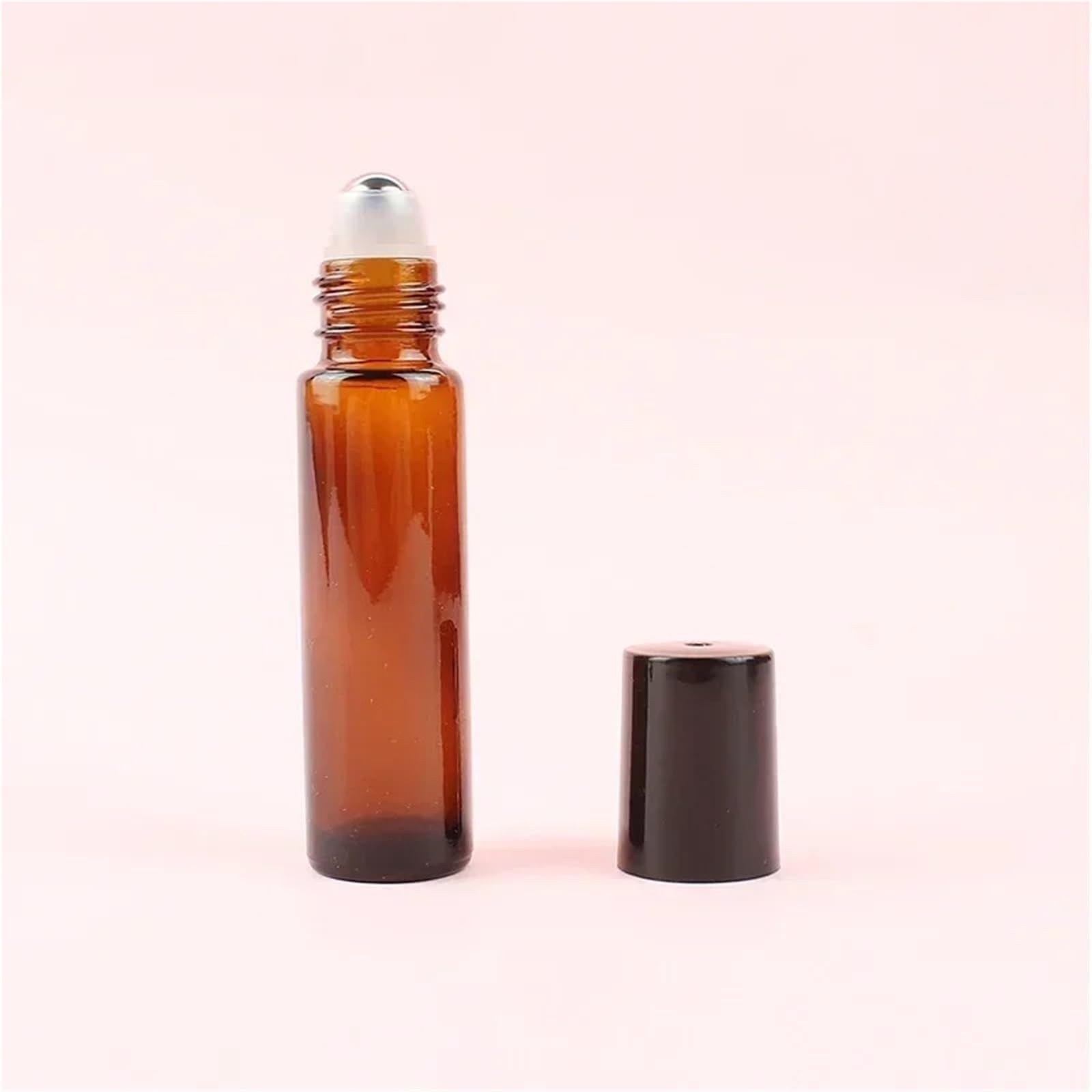 Roll On 10/20 pz 10 ml di Spessore Ambra Blu Vetro Roll On Bottiglia Rullo Cosmetico for Fiale di Olio Essenziale Con Sfera In Acciaio