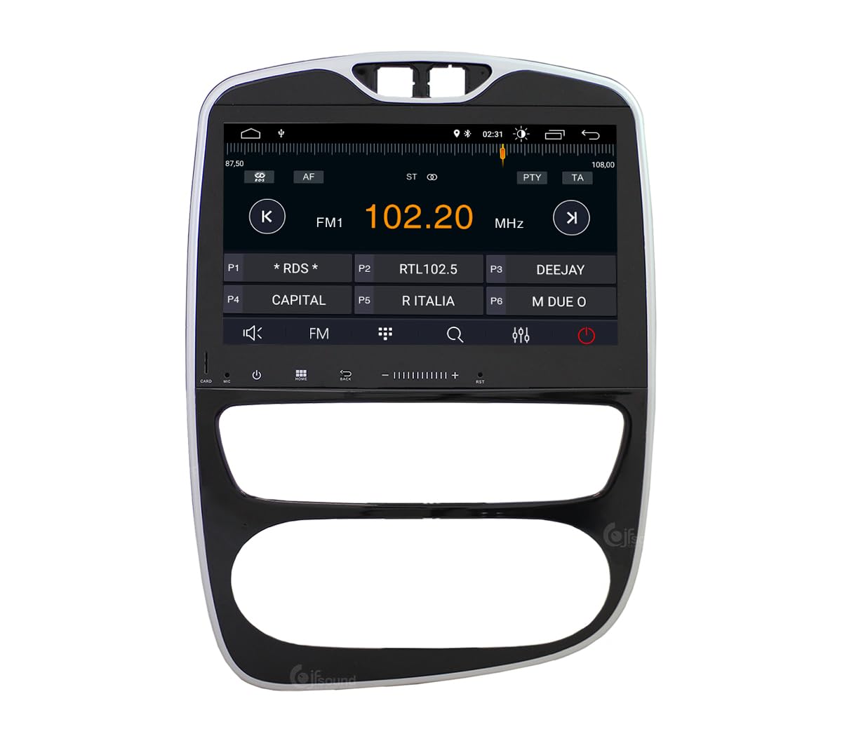 Autoradio Android JF-039OM-X7C compatibile con OPEL Mokka | CarPlay e Android Auto | GPS | DAB+ |9 pollici HD | Prodotto in Italia