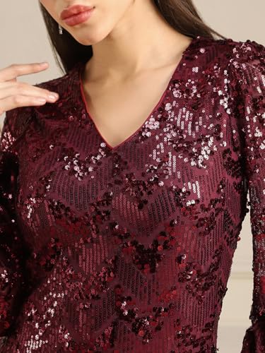 Image of Globus Women Dress (8909389009050 Maroon XL)