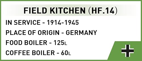Miniatura 7 de COBI Colección Histórica Cocina de Campo de la Segunda Guerra Mundial (HF.14)