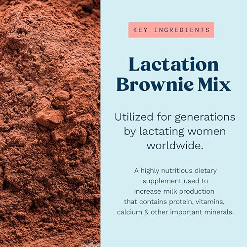 Mommy Knows Best Lactation Brownie Mix Breastfeeding Supplement - Double Chocolate Breast Milk Support Snack Alternative To Lactation Cookies To Boost Breastmilk Supply Increase thumb #2