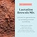 Lactation Brownie Mix Breastfeeding Supplement - Double Chocolate Breast Milk Support Snack Alternative to Lactation Cookies to Boost Breastmilk Supply Increase