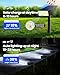Koicaxy Solar Lights Outdoor Waterproof 4 Pack IP65, 100 LEDs 4 Light Modes, Higher Charging Efficiency, Auto On/Off Solar Landscape Spotlights for Garden Decor Yard Pathway Patio - Cool White