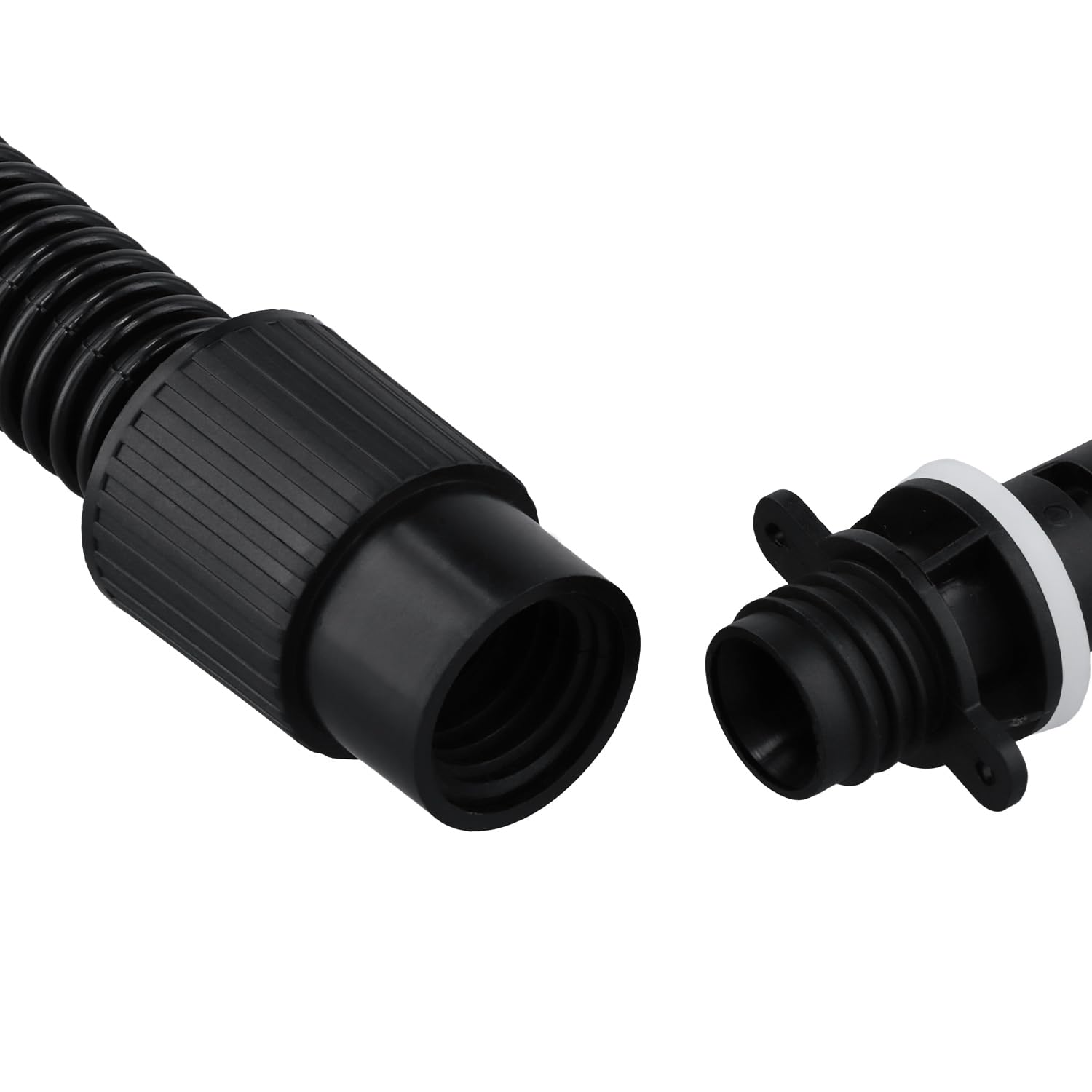 QWORK® Aufblasbare Pumpen Adapterset, SUP-Pumpenadapter Zubehör mit 7 Düsen und Luftschlauch, für aufblasbares Stand-Up-Paddle-Board, Boot, Zelt, Pool