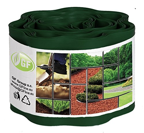G.F. Rasenkante 9m x 10 cm dunkelgrün Beeteinfassung Beetumrandung Rasenbegrenzung Raseneinfassung Mähkante G.F. Rasenkante 9m x 10 cm dunkelgrün Beeteinfassung Beetumrandung Rasenbegrenzung Raseneinfassung Mähkante
