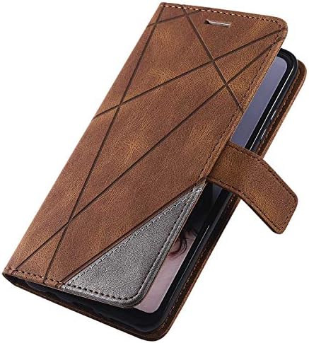 Huawei P30 Lite Case, SONWO Premium Leather Flip Wallet Case Magnetic Closure Card Slots Kickstand Phone Case for Huawei P30 Lite, Brown