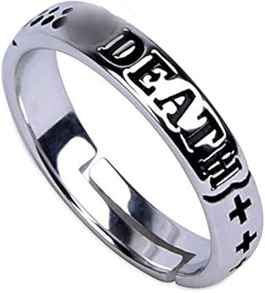 Hot Anime Death Trafalgar Law 925 Sterling Silver Ring Cosplay Gift S925 Props Amazon Com