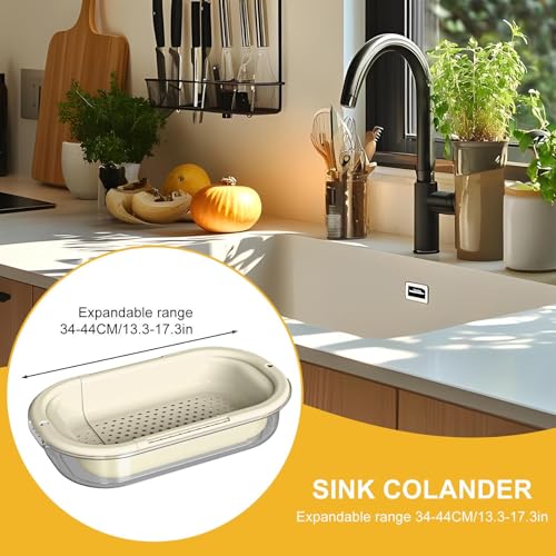 Passoire pour évier panier de cuisine rétractable pour simplifier le lavage