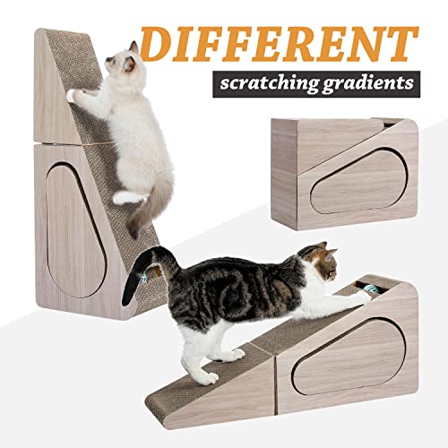 Rascador para Gatos 2 en 1 Grande de Cartón Corrugado miniatura 7