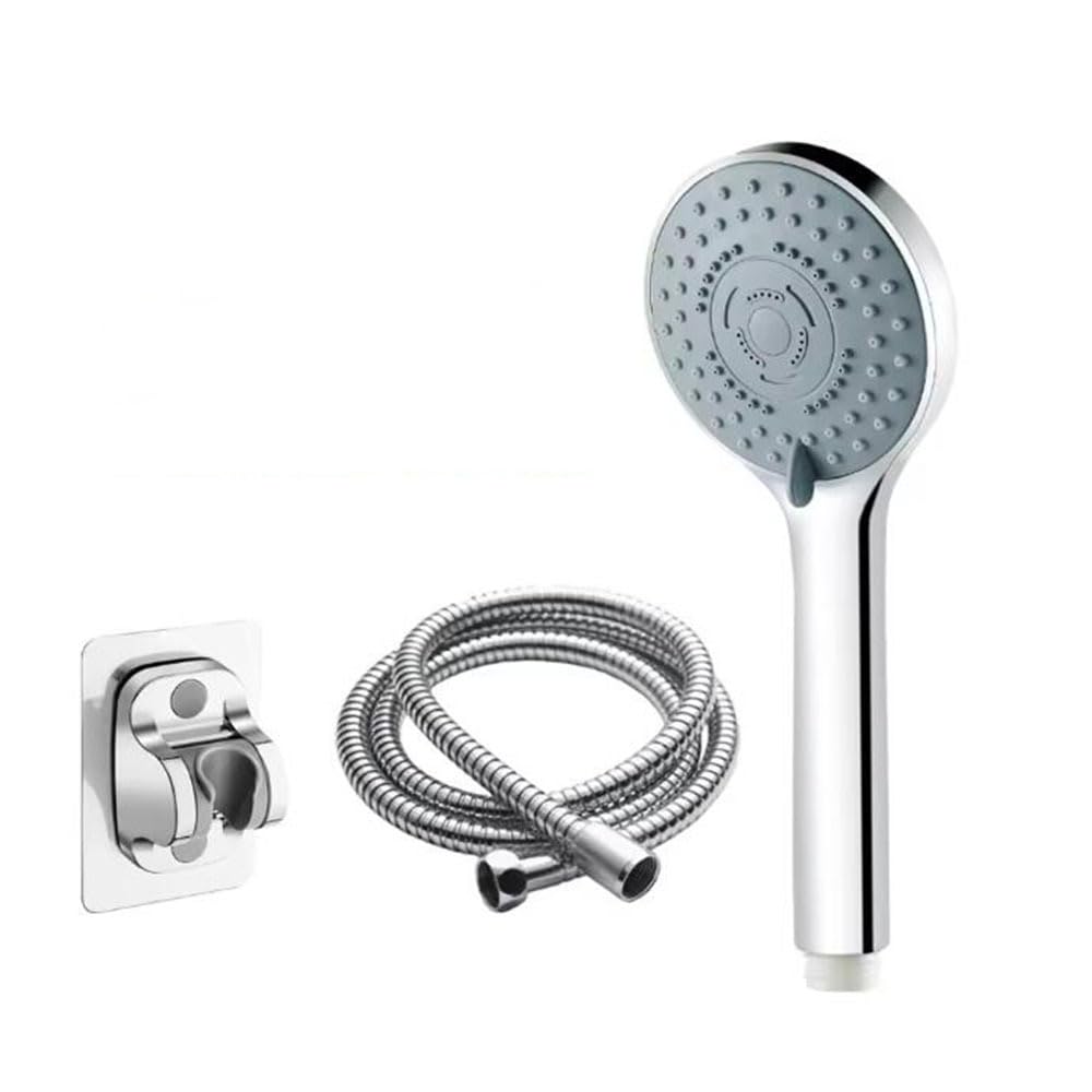 Ensemble de douche à main 5 jets avec support pour flexible de salle de bain de luxe