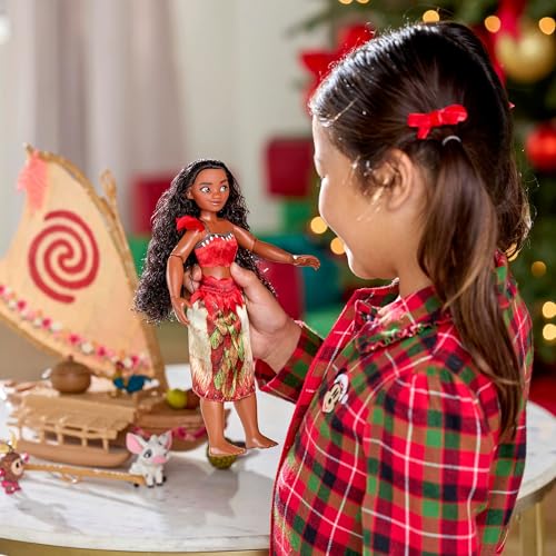 image for Disney Store Official Moana Doll Play Set for Girls - Includes Pua and