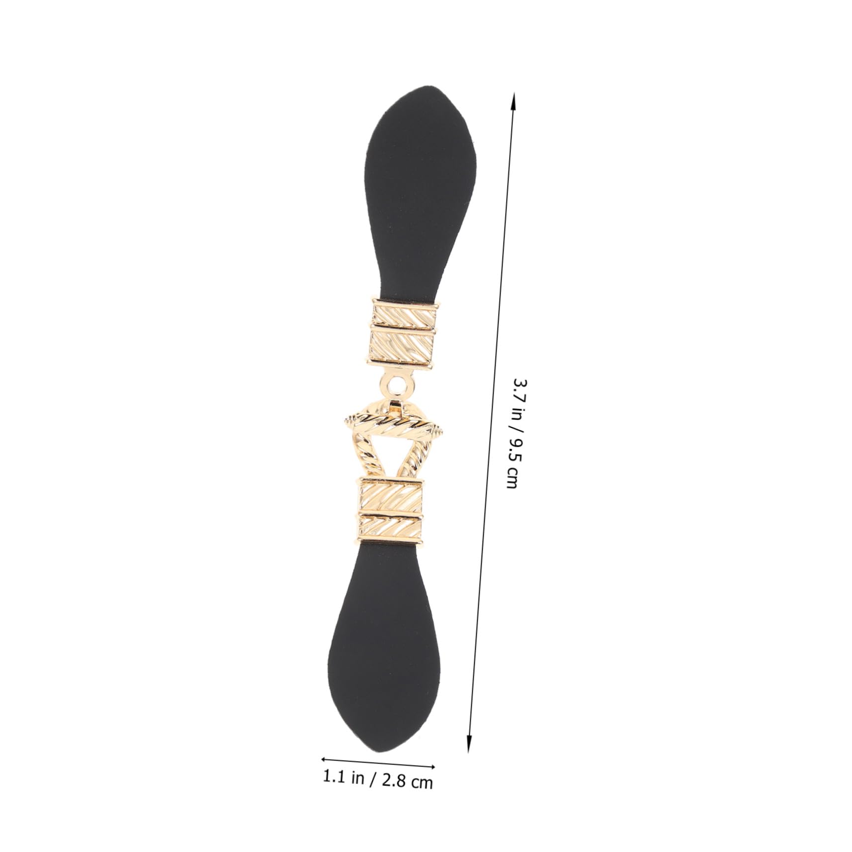 NUOBESTY 15paia Fibbia Pu Per Cinture e Cappotti Di Chiusure Per Abbigliamento Pelle Sintetica Accessori Per e Chiusura Per Cappotto e Giacca Design Semplice e Resistente Elegante