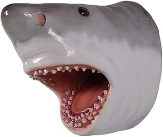 Great White Shark Head Trophy Wall Sculpture Decor