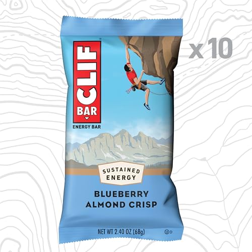 CLIF BAR - Energy Protein Bars - Blueberry Almond Crisp - Made with Organic Oats - Energy Bars - Non-GMO - (10 Pack) - Image 5