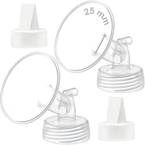 Miniatura 11 de Maymom Válvula de brida y pico de pato de 0.827 in compatible con piezas de bomba de repuesto Spectra S1 S2 9 Plus, no original Spectra Brida