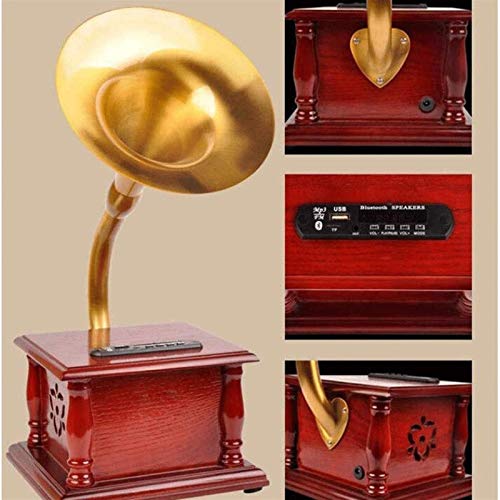 Tourne-Disque phonographe Bluetooth, Version Portable Gramophone Style rétro Vintage Subwoofer Speakerw/Aux-in, Radio FM/AM, avec Haut-parleurs - Les Beatles, Paul McCartney, John Lennon, RIngo Starr, George Harrison Tourne-Disque phonographe Bluetooth, Version Portable Gramophone Style rétro Vintage Subwoofer Speakerw/Aux-in, Radio FM/AM, avec Haut-parleurs – Image 5