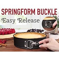 Amazon.com: Zulay Premium Springform Pan 9 Inch Nonstick - Cheesecake
