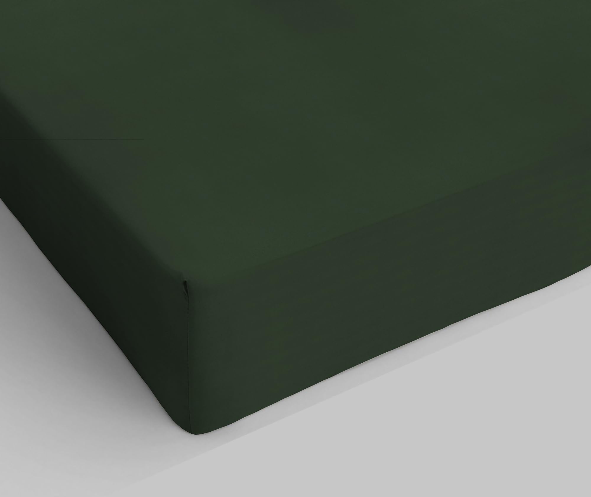 Max Color Fitted Sheet, Olive Green, 1 Seater, 1 Posto e Mezzo