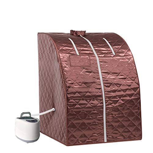 KUPPET Portable Folding Steam Sauna-2L One Person Home Sauna Spa for Full Body