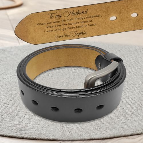 When You Wear This Belt Always Remember Belt, Personalized Leather Belt for Men, Husband, Boyfriend, Engraved Custom Name Belt, Funny Gift for Him, Anniversary, Birthday, Christmas4