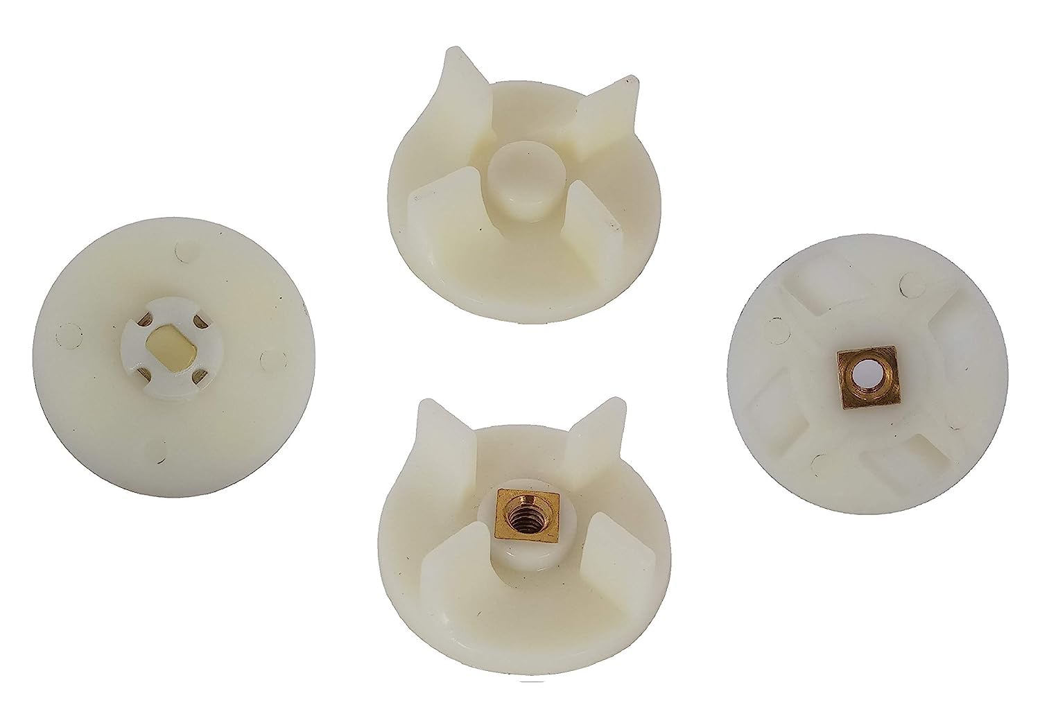 Mixer Grinder Motor and Jar M/F Coupler Suitable for All 4 Teeth Mixer Grinders Motor 2 Set of (4PCS) Universal size Mixer Grinder Parts Repairing, 4 Teeth mixer and mixer jar coupling