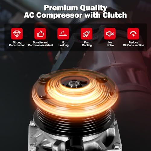 Image of Air Conditioning Compressor for Mercury Mountaineer for Lincoln Aviator