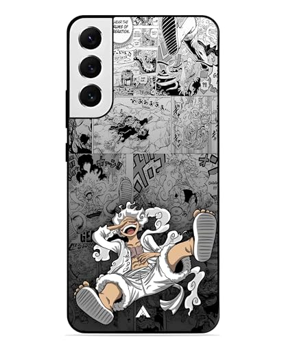 Image of Premium Anime 2 Case for Samsung Galaxy S21 (Glossy Finish) Soft-Touch Metal TPU Back Cover, Shockproof, Designer, Aesthetic Mobile Phone Case