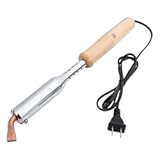 Electric Soldering Iron, 1Pcs 150W 220V Soldering Gun Solder Electric Welding Soldering Iron with Wood Handle & Replaceable Chisel Tip Electrical Conductivity Soldering Gun for Home