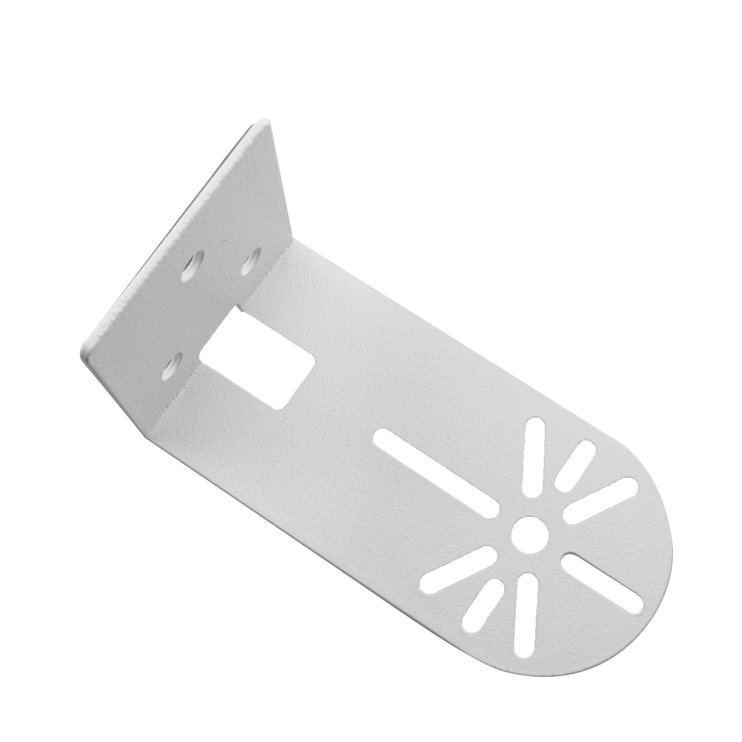 JCBIZ 2pcs Nail-Free Wall Mount Camera Bracket White Metal Surveillance Bracket with Adhesive Universal Small Floating Bracket for Security Cameras Speakers