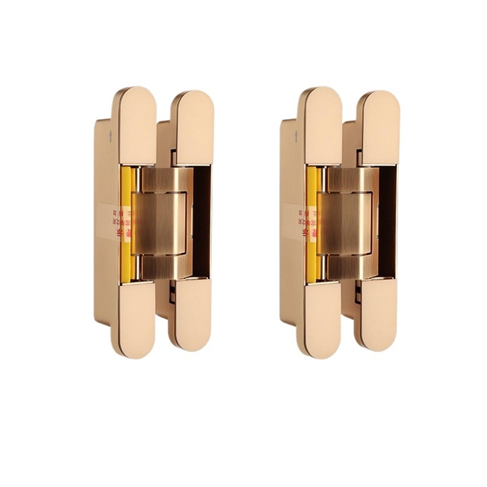 1pcs Hidden Hydraulic Hinge Spring Invisible Door Hinge(Golden 60kg)