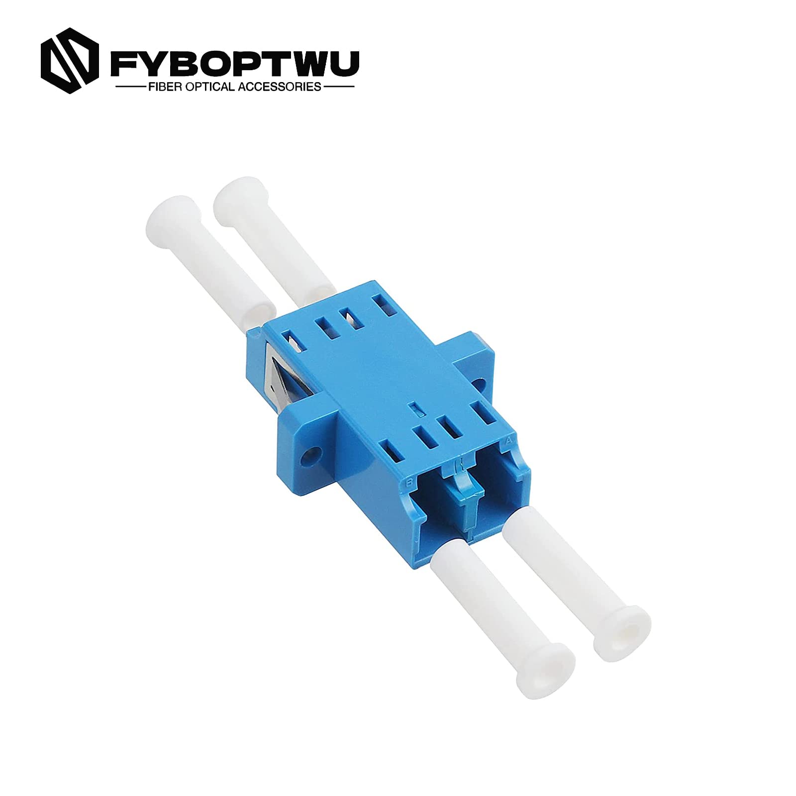 25 Stück LC-Fiber-Optik-Kupplungsadapter LC zu LC Kupplung Duplex Single Mode Stecker