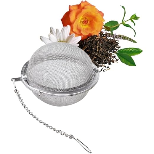 SPOLIK Medium Coffe Stainless Steel Tea Ball Infuser Masala