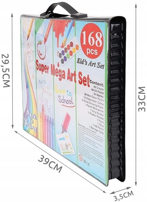 ART PLASTIC: DESIGNED FOR LIVING 洋書 NVF 168-Piece Colouring Pencils Set | Children Painting Set